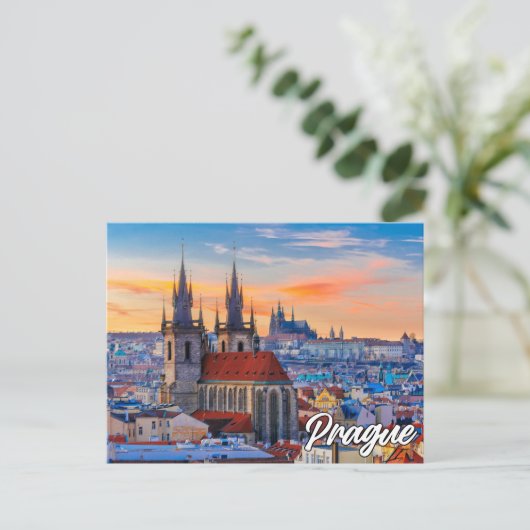 Carte Postale Prague, République tchèque (Debout devant)