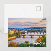 Carte Postale Prague, République tchèque (Devant / Derrière)