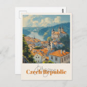 Carte Postale Prague, République tchèque (Devant / Derrière)