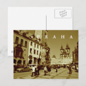 Carte Postale Prague, République tchèque (Devant / Derrière)