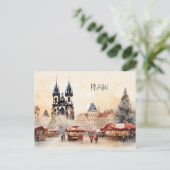 Carte Postale Prague, République tchèque (Debout devant)