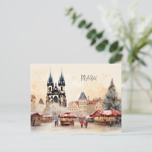 Carte Postale Prague, République tchèque (Debout devant)