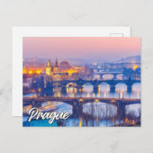 Carte Postale Prague, République tchèque (Devant / Derrière)