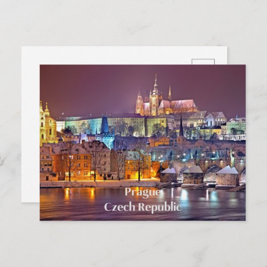 Carte Postale Prague, République tchèque (Devant / Derrière)