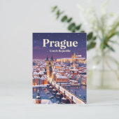 Carte Postale Prague, République tchèque (Debout devant)