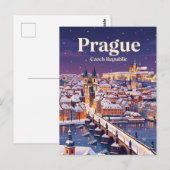 Carte Postale Prague, République tchèque (Devant / Derrière)