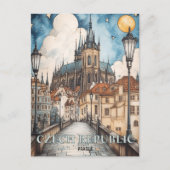 Carte Postale Prague République tchèque Voyage (Devant)