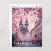 Carte Postale Prague République tchèque Voyage (Devant / Derrière)