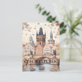 Carte Postale Prague République tchèque Voyage (Debout devant)