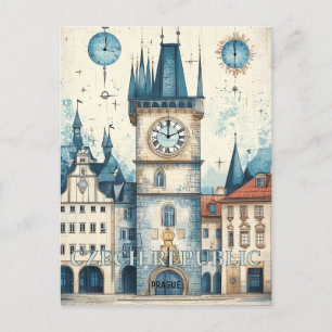 Carte Postale Prague République tchèque Voyage