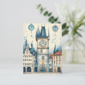 Carte Postale Prague République tchèque Voyage (Debout devant)