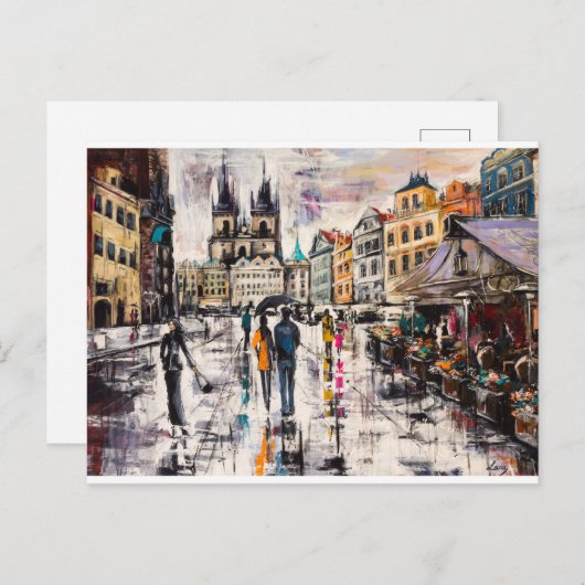 Carte Postale Prague, Staromestska (Devant / Derrière)