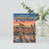 Carte Postale Prague Tchéquie (Debout devant)