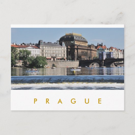 Carte Postale Prague - Théâtre National (Devant)