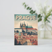 Carte Postale Prague vintage (Debout devant)