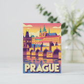 Carte Postale Prague vintage (Debout devant)