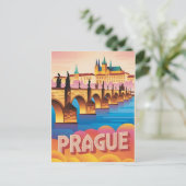 Carte Postale Prague vintage (Debout devant)