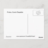 Carte postale Praha (Dos)