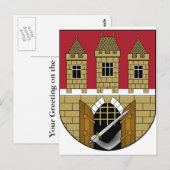 Carte Postale Praha small, tchèque (Devant / Derrière)