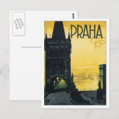 Carte Postale Praha vintage (Devant / Derrière)