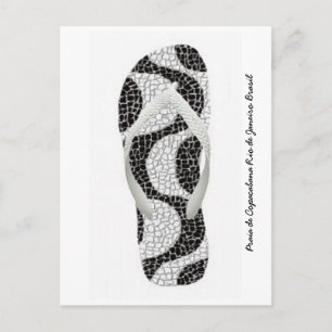 Carte Postale Praia de Copacabana Rio de Janeiro Brasil