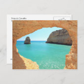 Carte Postale Praia do Carvalho (Devant / Derrière)