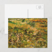 Carte Postale Prairie à l'hôpital Saint-Paul par Vincent van Gog (Devant / Derrière)