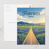 Carte Postale Prairie de Camas Idaho (Devant / Derrière)