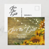 Carte Postale Prairie de Tournesols | Conception Florale Rustiqu (Devant / Derrière)