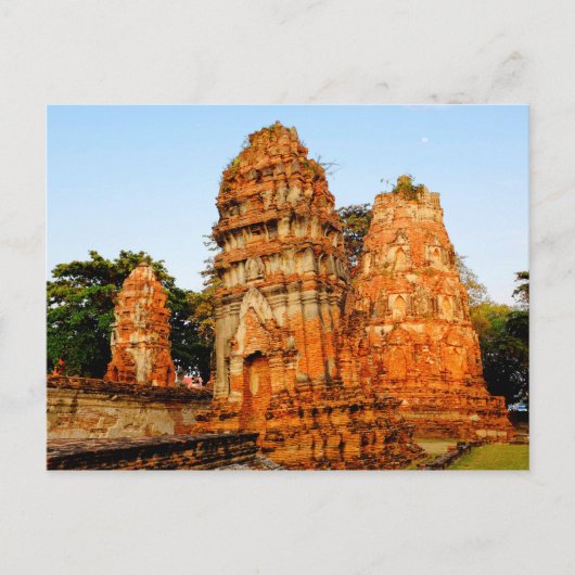 Carte Postale Pranges penchées à Wat Mahathat (Devant)