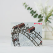 Carte Postale Prater Ferris wheel, Vienne, Autriche (Debout devant)