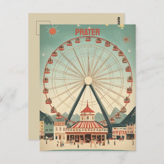 Carte Postale Prater Vienne (Devant / Derrière)