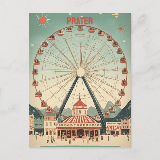 Carte Postale Prater Vienne (Devant)