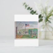 Carte Postale Pratique de traitement par lots (Debout devant)