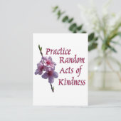 Carte Postale Pratiquer des actes aléatoires de bonté (Debout devant)