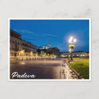 Prato della Valle la nuit à Padova, Italie