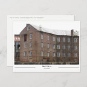 Carte Postale Pratt Gin Factory - Prattville Alabama (Devant / Derrière)