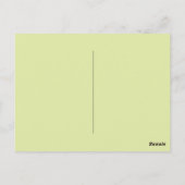 Carte Postale Prayer Card Scripture Proverbs Yellow Flowers (Dos)
