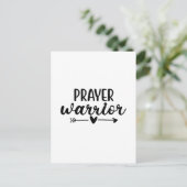 Carte Postale Prayer Warrior (Debout devant)