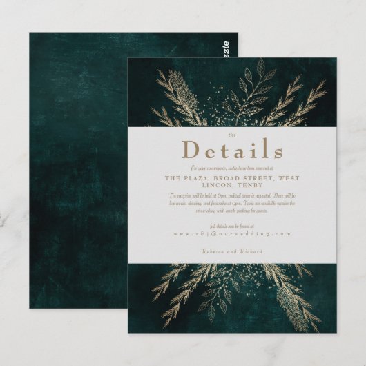 Carte Postale Pré doré (Devant / Derrière)