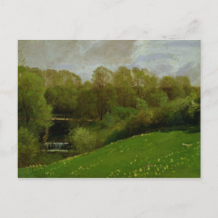 Carte Postale Pré et bois, 1895