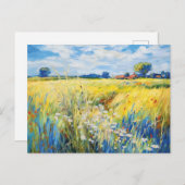 Carte Postale Pré fleur sauvage le long de la rivière Havel (Devant / Derrière)