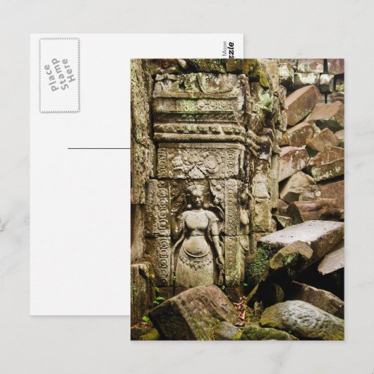 Carte Postale Preah Khan Apsara (Devant / Derrière)