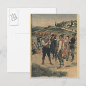 Carte Postale Précautions prises pour prévenir le choléra (Devant / Derrière)