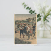 Carte Postale Précautions prises pour prévenir le choléra (Debout devant)