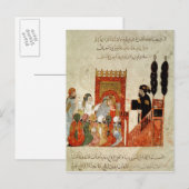 Carte Postale Prêcher Abou Zayd à la mosquée (Devant / Derrière)