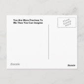 Carte postale précieuse (Dos)