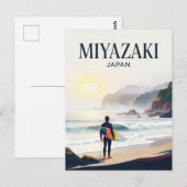 Carte Postale Préfecture de Miyazaki Japon (Devant / Derrière)