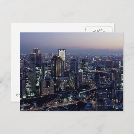 Carte Postale Préfecture d'Osaka (Devant / Derrière)