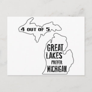 Carte Postale Préférer Michigan